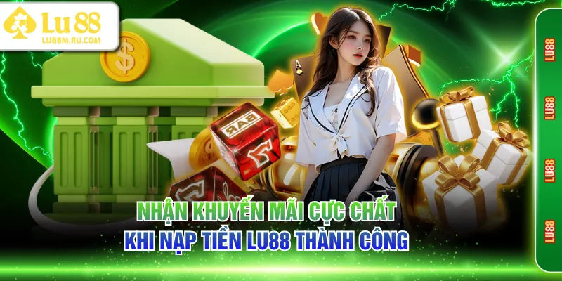 Nhận khuyến mãi cực chất khi nạp tiền LU88 thành công